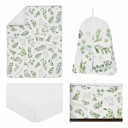 Botanical Collection 4 Piece Crib Bedding - alt image 1