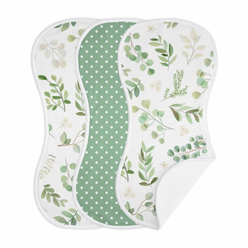 Botanical Collection Absorbent Burp Cloths - 3 Pack Set
