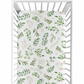 Botanical Collection Cotton Crib Sheet - 100% Cotton