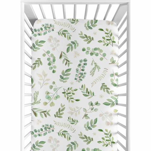 Botanical Collection Cotton Crib Sheet - 100% Cotton