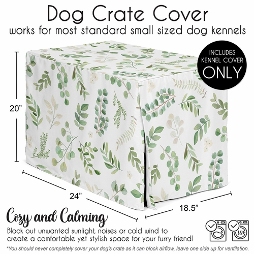Botanical Collection Dog Crate Kennel Cover 24in. - alt image 4