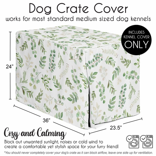 Botanical Collection Dog Crate Kennel Cover 36in. - alt image 4