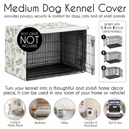 Botanical Collection Dog Crate Kennel Cover 36in. - alt image 3