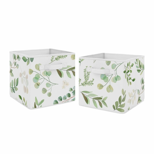 Botanical Collection Foldable Fabric Storage Bins