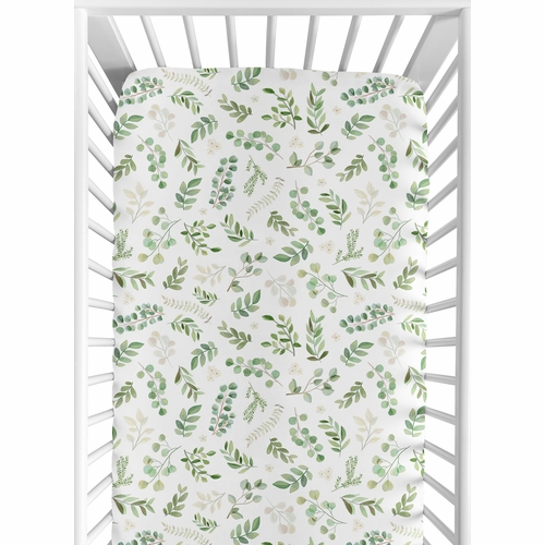 Botanical Collection Jersey Knit Crib Sheet