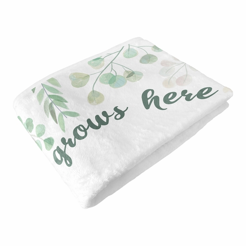 Botanical Collection Monthly Milestone Baby Blanket - alt image 5