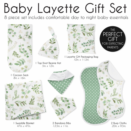 Botanical Collection Newborn Baby Layette Set - alt image 5