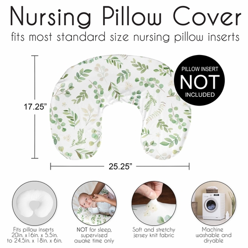 Botanical Collection Nursing Breastfeeding Pillow Cover - alt image 5
