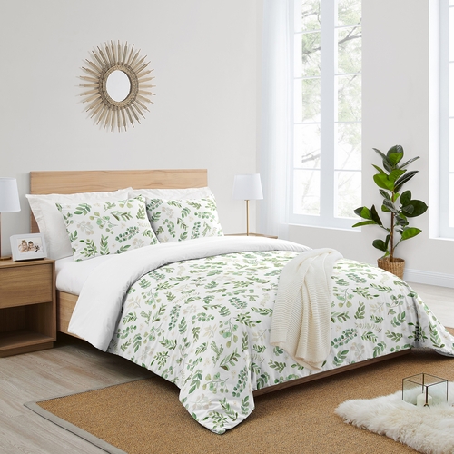 Botanical Collection Queen Duvet Cover Bedding Set - alt image 1