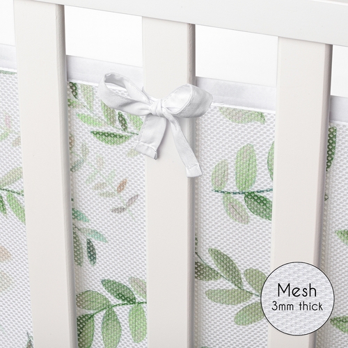 Botanical Collection Sweet Jojo Designs + BreathableBaby Breathable Mesh Crib Liner - alt image 4