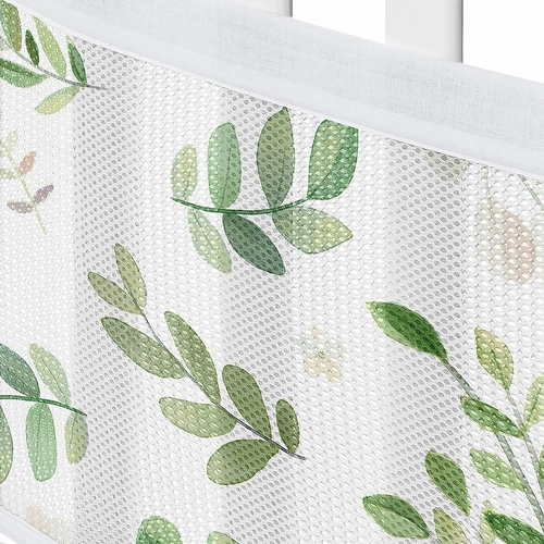 Botanical Collection Sweet Jojo Designs + BreathableBaby Breathable Mini Mesh Crib Liner Anti Bumper Pad - alt image 3