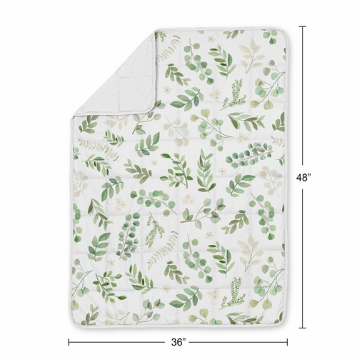 Botanical Collection Toddler 5lbs Weighted Blanket for Kids - alt image 3
