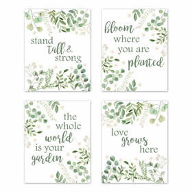 Botanical Collection Wall Art Prints - Set of 4