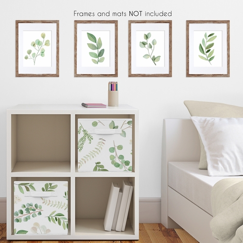 Botanical Collection Wall Art Prints - Set of 4 - Single Flower - alt image 2