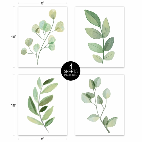Botanical Collection Wall Art Prints - Set of 4 - Single Flower - alt image 4
