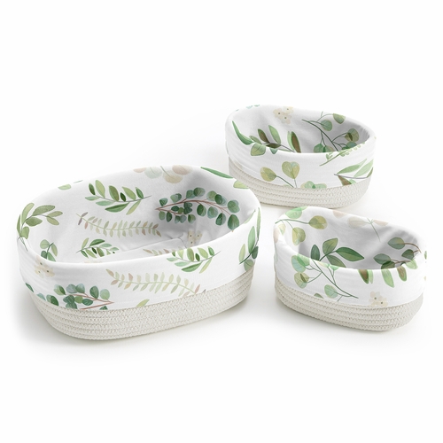 Botanical Collection Woven Storage Basket Set