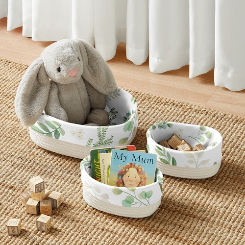 Botanical Collection Woven Storage Basket Set - alt image 2