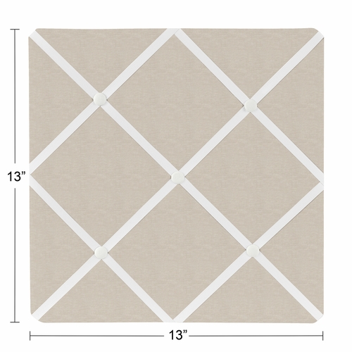 Botanical Leaf Linen Collection Fabric Memo Board - alt image 2