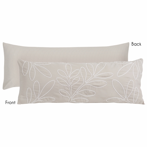 Botanical Leaf Linen Collection Full Length Body Pillow Cover - alt image 5