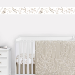 Botanical Leaf Linen Collection Wallpaper Border