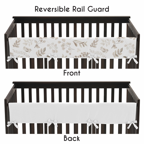 Botanical Taupe Collection Long Rail Guard Cover - alt image 3