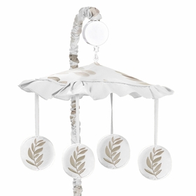 Botanical Taupe Collection Musical Mobile