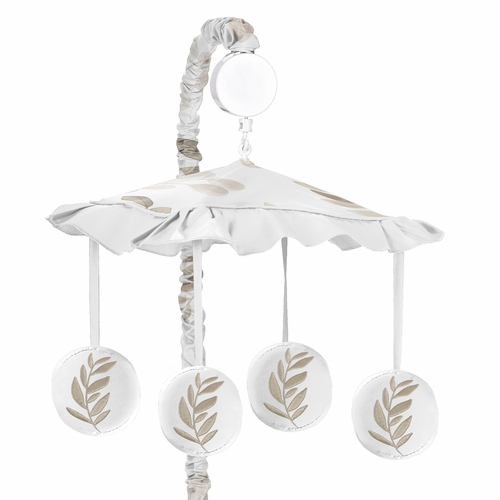 Botanical Taupe Collection Musical Mobile