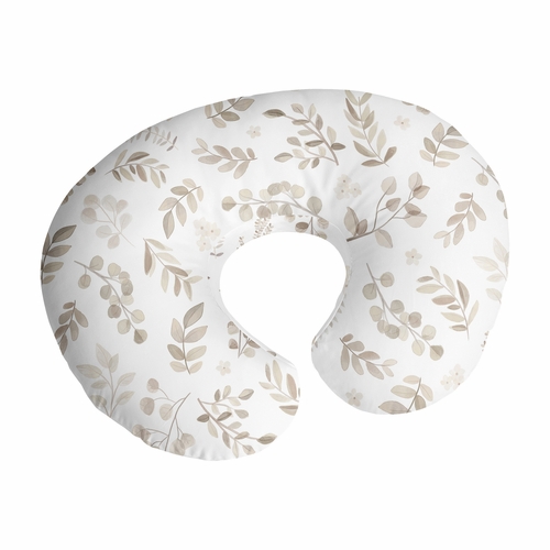 Botanical Taupe Collection Nursing Breastfeeding Pillow Cover