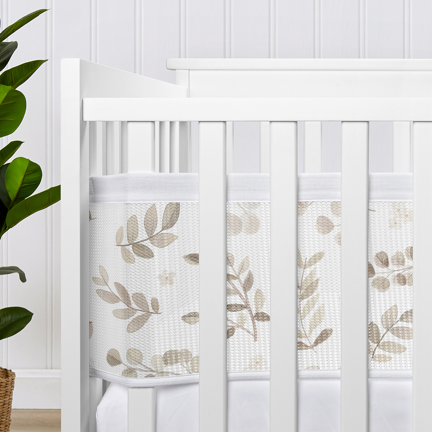 Botanical Taupe Collection Sweet Jojo Designs + BreathableBaby