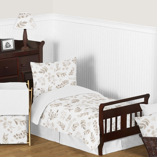 Botanical Taupe Collection Toddler Bedding