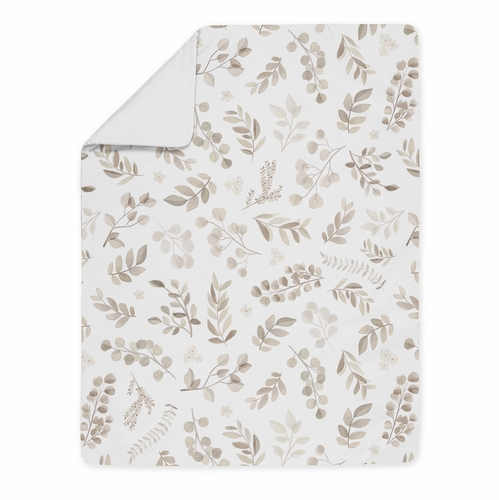 Botanical Taupe Collection Toddler Bedding - alt image 1