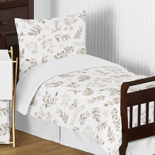 Botanical Taupe Collection Toddler Bedding - alt image 5