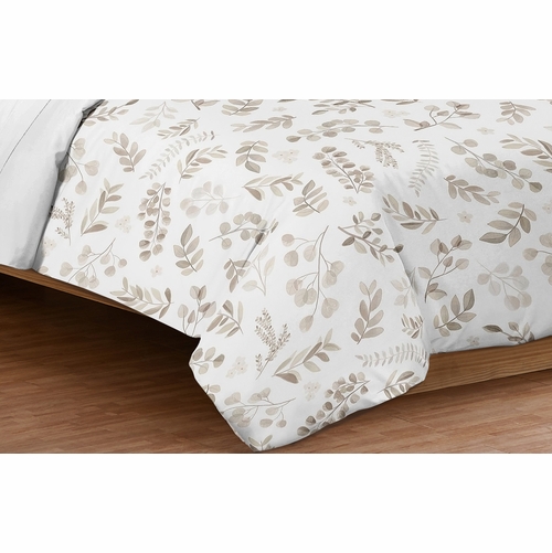 Botanical Taupe Collection Twin Bedding - alt image 4