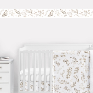 Botanical Taupe Collection Wallpaper Border