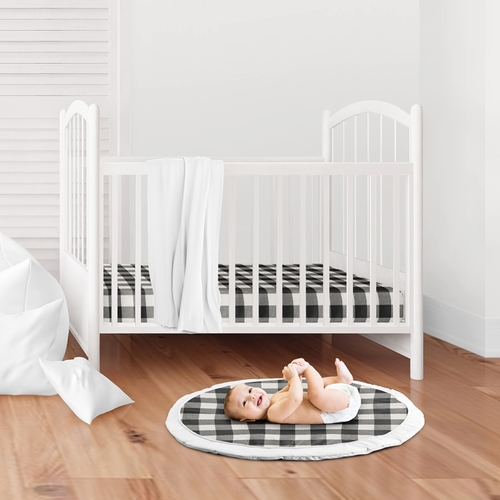 Buffalo Check Black and White Playmat - alt image 1