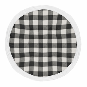 Buffalo Check Black and White Playmat