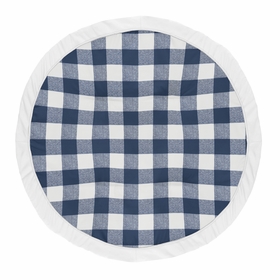 Buffalo Check Navy Blue And White Collection  Playmat