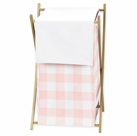 Buffalo Check Pink and White Hamper
