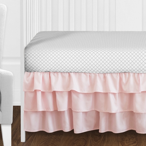 Bunny Floral Collection 11 Piece Bumperless Crib Bedding - alt image 1