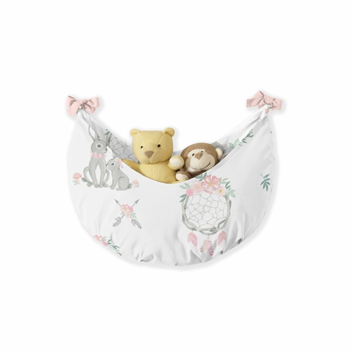 Bunny Floral Collection 11 Piece Bumperless Crib Bedding - alt image 3