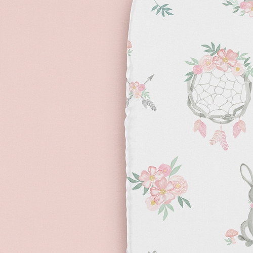 Bunny Floral Collection 2 Pack Baby Bassinet Fitted Sheets - alt image 4