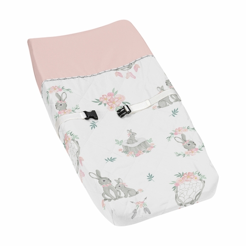 Bunny Floral Collection Changing Pad Cover