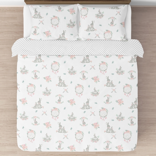 Bunny Floral Collection Full/Queen Bedding - alt image 2