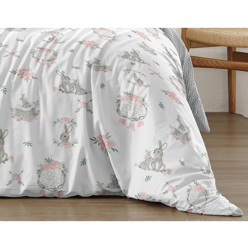 Bunny Floral Collection Full/Queen Bedding - alt image 5