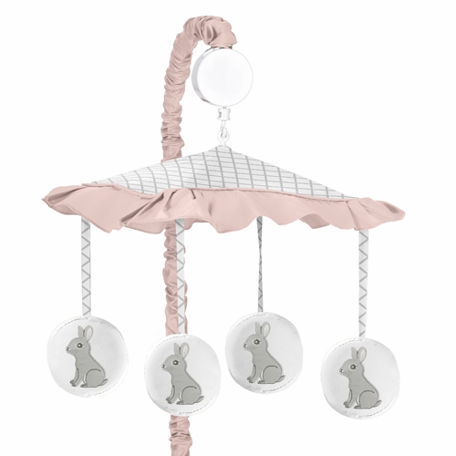 Bunny Floral Collection Musical Mobile