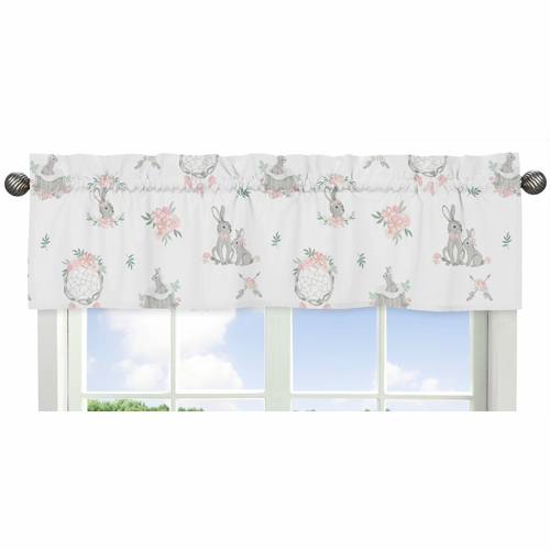 Bunny Floral Collection Window Valance