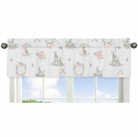 Bunny Floral Collection Window Valance