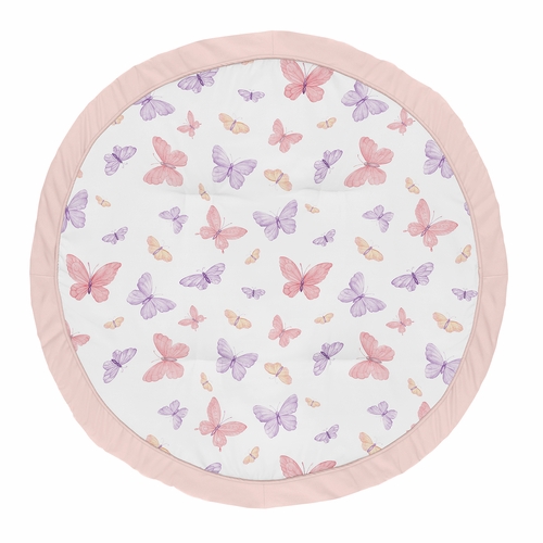 Butterfly Blush Pink and Purple Collection Playmat