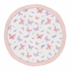 Butterfly Blush Pink and Purple Collection Playmat