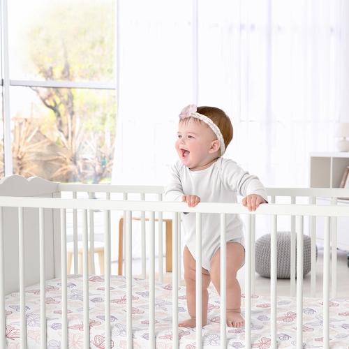 Butterfly Collection Crib Sheet - alt image 1